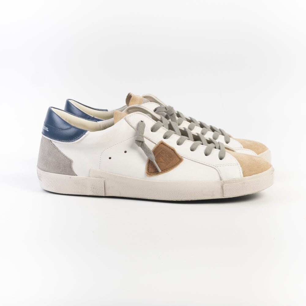 PHILIPPE MODEL - Sneakers - PRLU WX57 - Bianco blu Scarpe Uomo Philippe Model Paris
