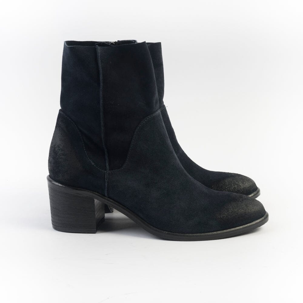 CAPPELLETTOSHOP - Stivaletto Texano 1951 - Sayo Blu Notte Scarpe Donna CAPPELLETTO 1948