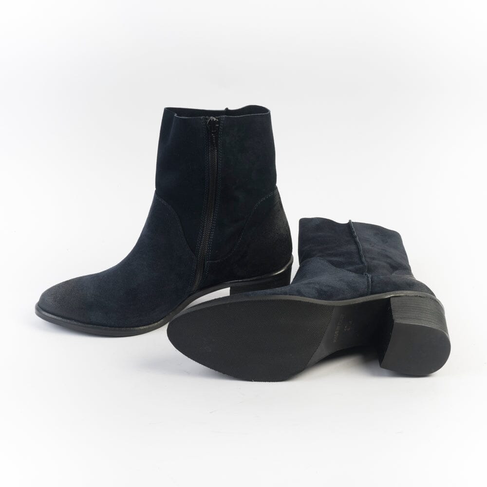 CAPPELLETTOSHOP - Stivaletto Texano 1951 - Sayo Blu Notte Scarpe Donna CAPPELLETTO 1948
