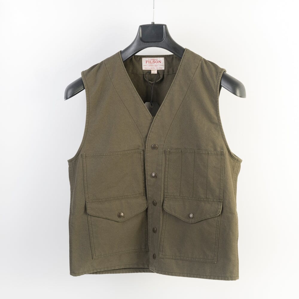 FILSON - Mackinaw Wool Vest - FMGILL0061 - Otter Green Abbigliamento Uomo FILSON