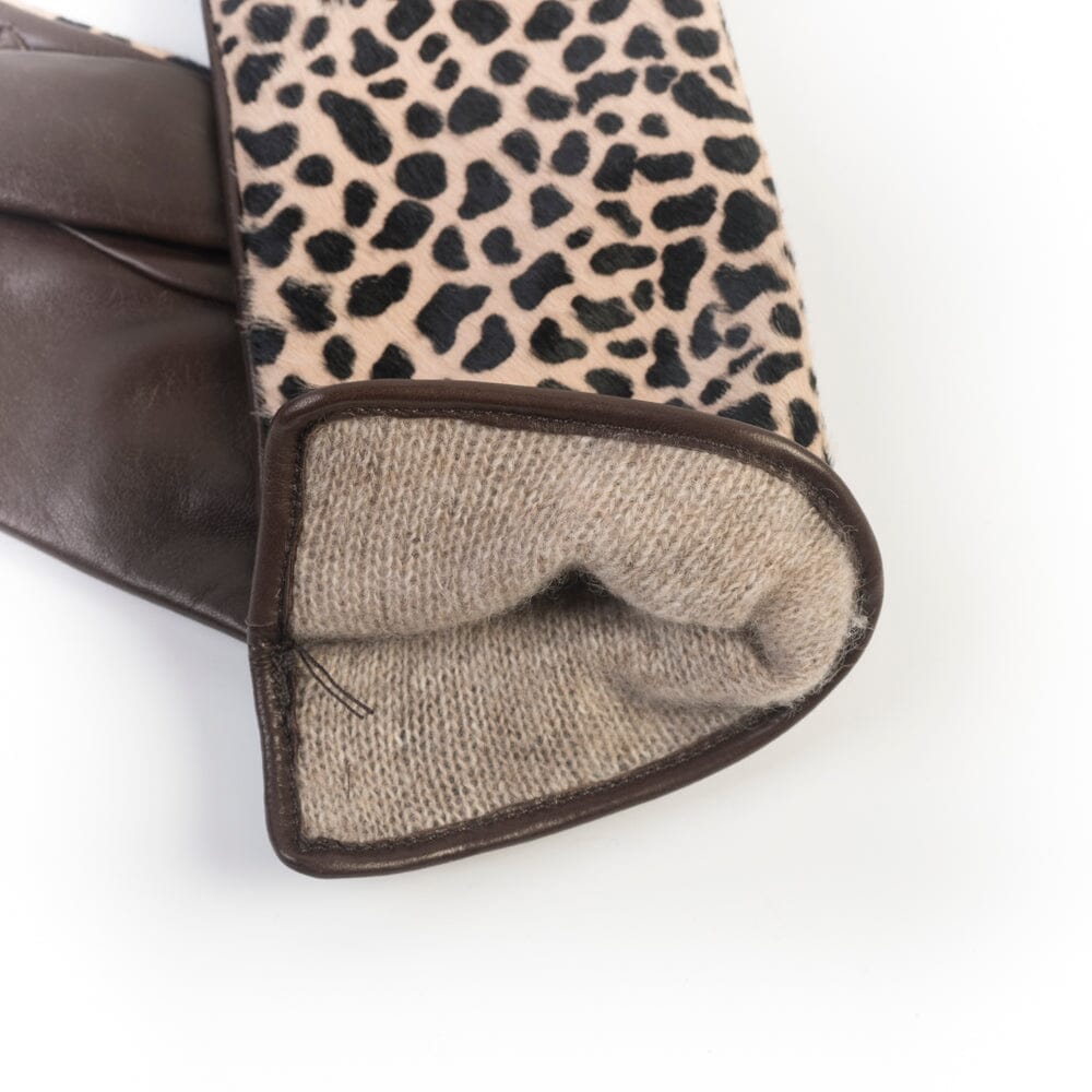 Cappellettoshop - Guanti - Cavallino - PL07 - Animalier marrone Accessori Uomo CappellettoShop