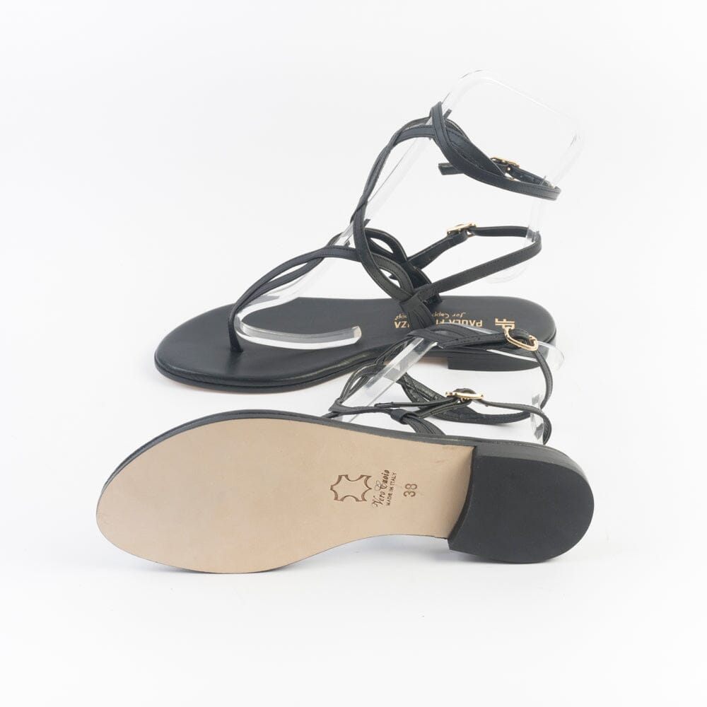 PAOLA FIORENZA - Sandali bassi infradito - SS2503 - Nero Scarpe Donna PAOLA FIORENZA