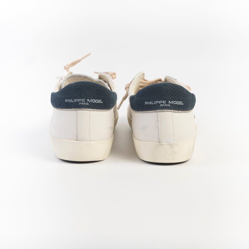 PHILIPPE MODEL - Sneakers - PRLU VD06 - Bianco verde blu Scarpe Uomo Philippe Model Paris