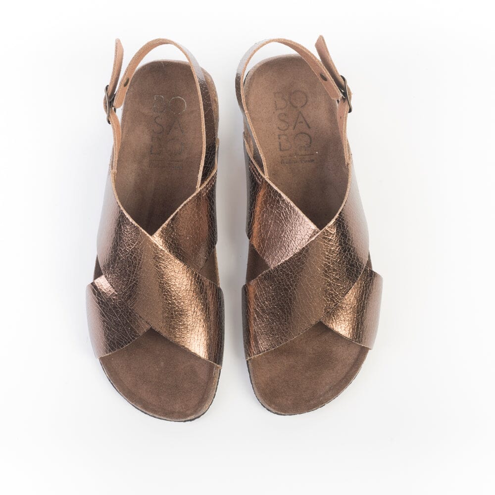 BOSABO - Sandali bassi - 396 - Metal Bronzo Scarpe Donna BOSABO
