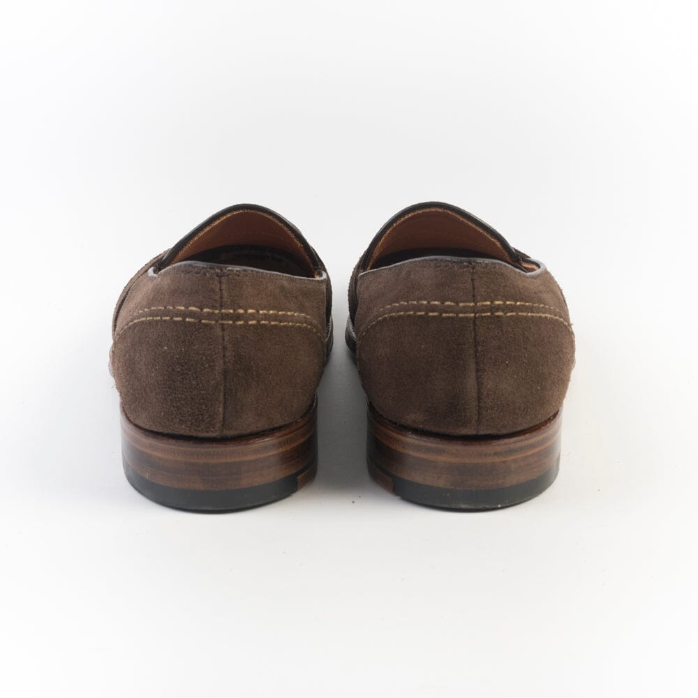 ALDEN - 68333 - Mocassino Full Strap - Suede Hummus Scarpe Uomo Alden