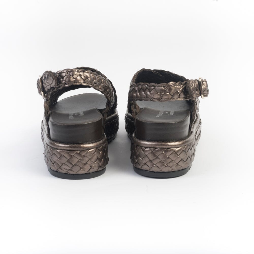 PONS QUINTANA - Sandali Zeppa - 11452 - Metal Scarpe Donna PONS QUINTANA