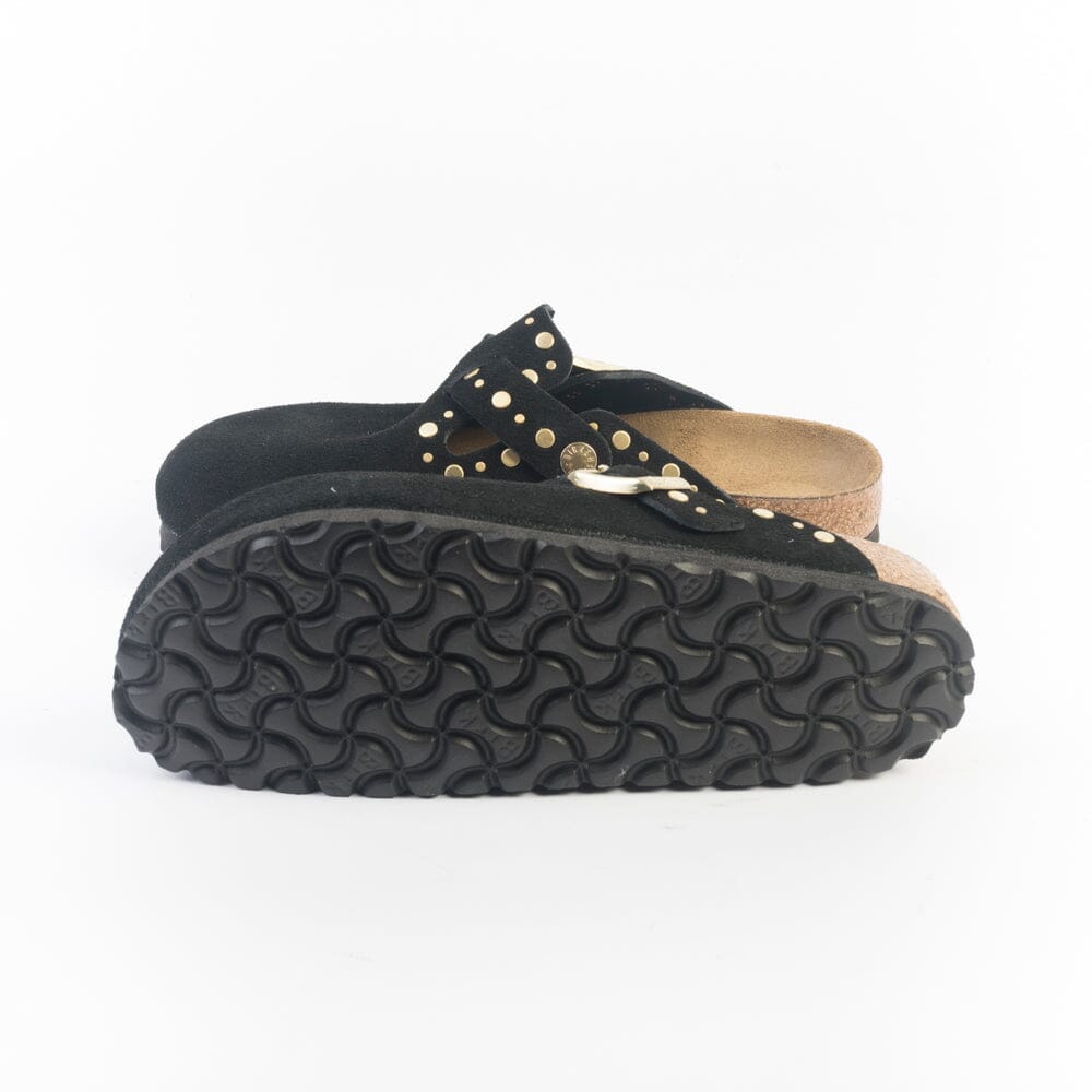 BIRKENSTOCK - Sleepers 1030491 - BOSTON - Rivetti Nero Scarpe Donna BIRKENSTOCK
