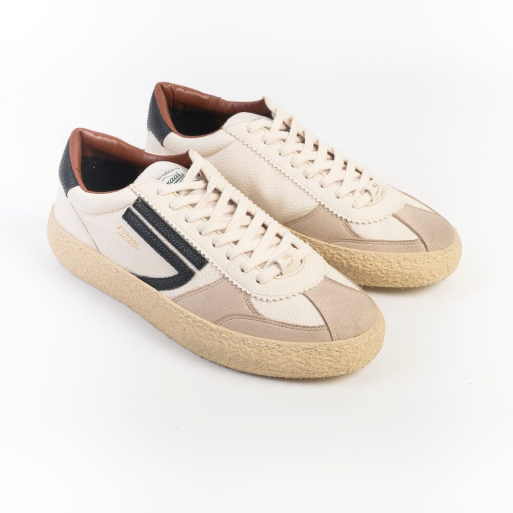 PURAAI - Sneakers Vintage - 101V-029 - Osso Nero Scarpe Uomo PURAAI - Collezione Uomo