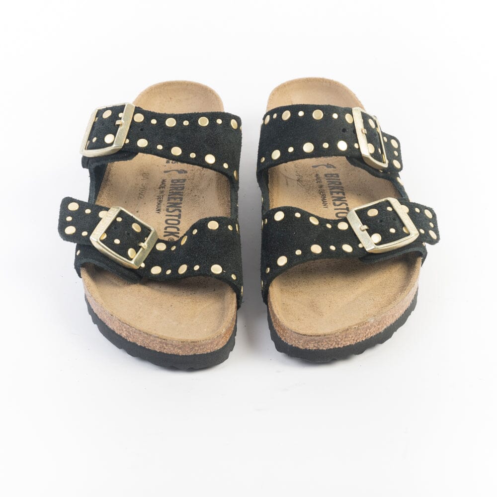 BIRKENSTOCK - Sandali bassi 1030348- Arizona - Rivetti Nero Scarpe Donna BIRKENSTOCK