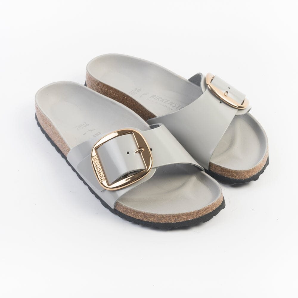 BIRKENSTOCK - Sandali bassi 1029534 Madrid Big Buckle - Grigio Scarpe Donna BIRKENSTOCK