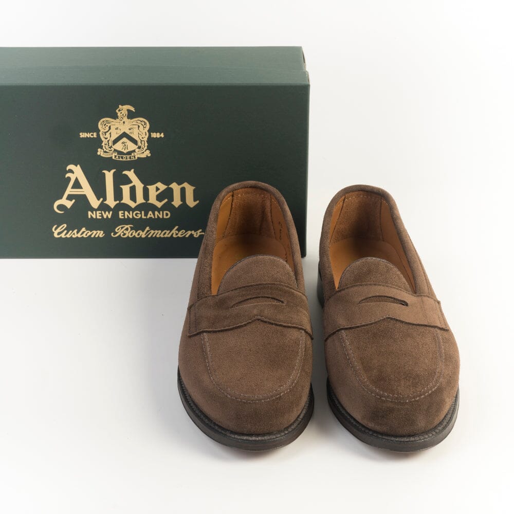 ALDEN - 6175F - Mocassino - Camoscio Hummus Foderato Scarpe Uomo Alden