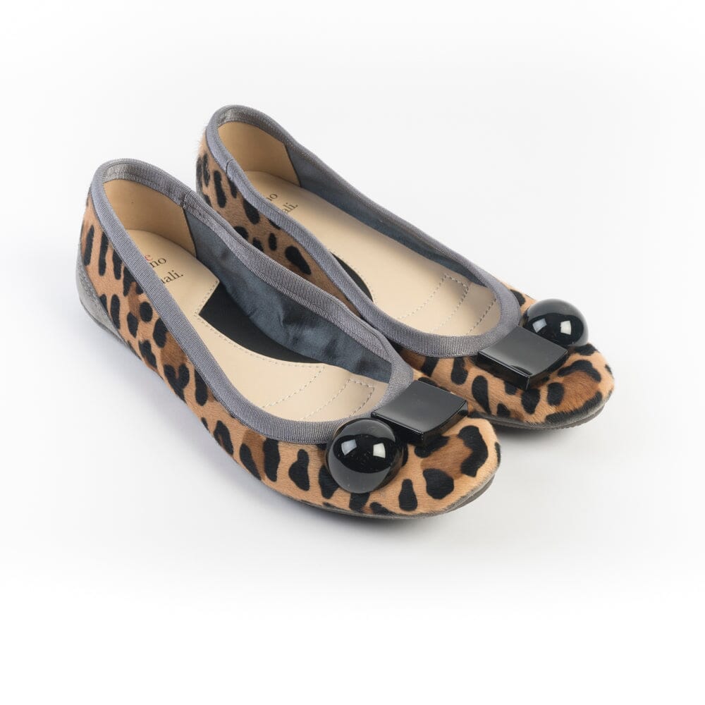 DOVE NUOTANO GLI SQUALI - Ballerina Becky - Pony Leopard Scarpe Donna DOVE NUOTANO GLI SQUALI