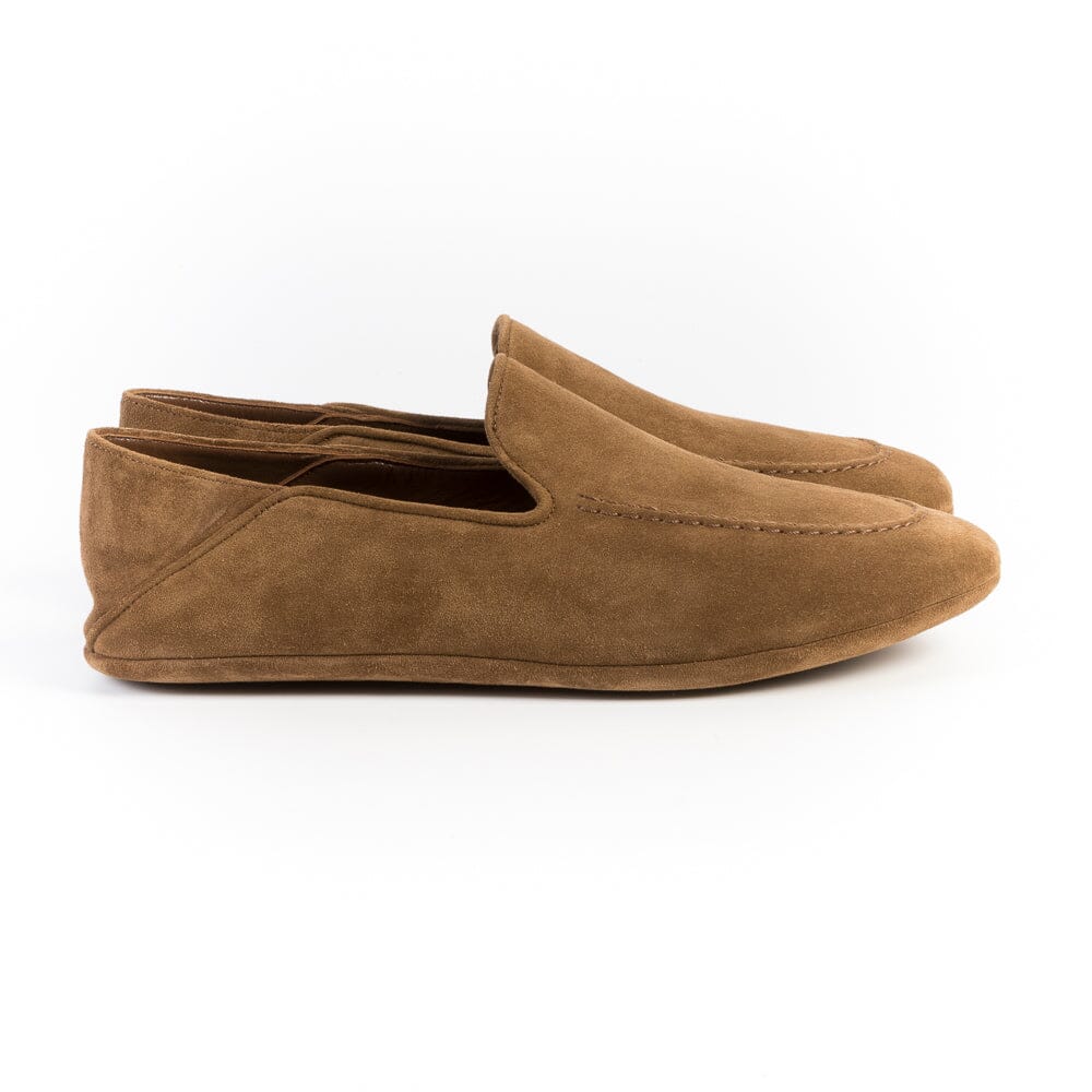 Cappellettoshop - Pantofola 279 - Camoscio Bruciato Scarpe Uomo CAPPELLETTO 1948