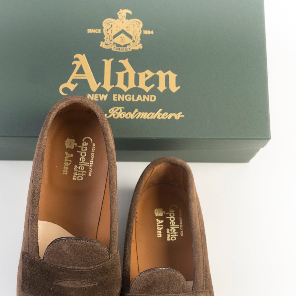 ALDEN - 6175F - Mocassino - Camoscio Hummus Foderato Scarpe Uomo Alden