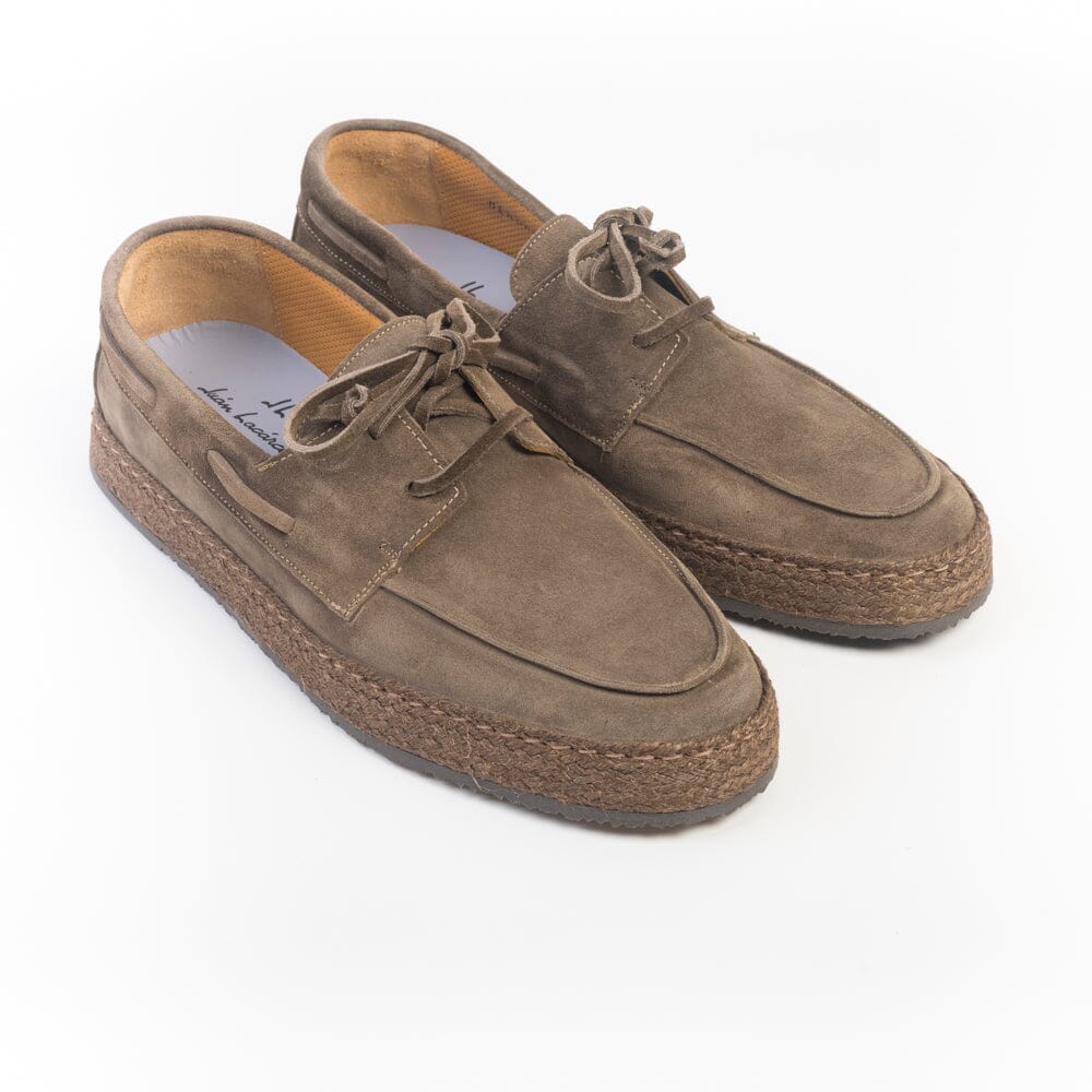 JUAN LACARCEL - Scarpa da barca - X2499 - Softy kaki Scarpe Uomo JUAN LACARCEL