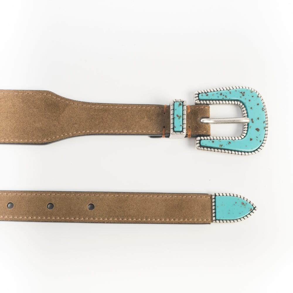 Cappellettoshop - Cintura - Tex Mex - Camoscio Snuff Accessori Uomo Cappellettoshop