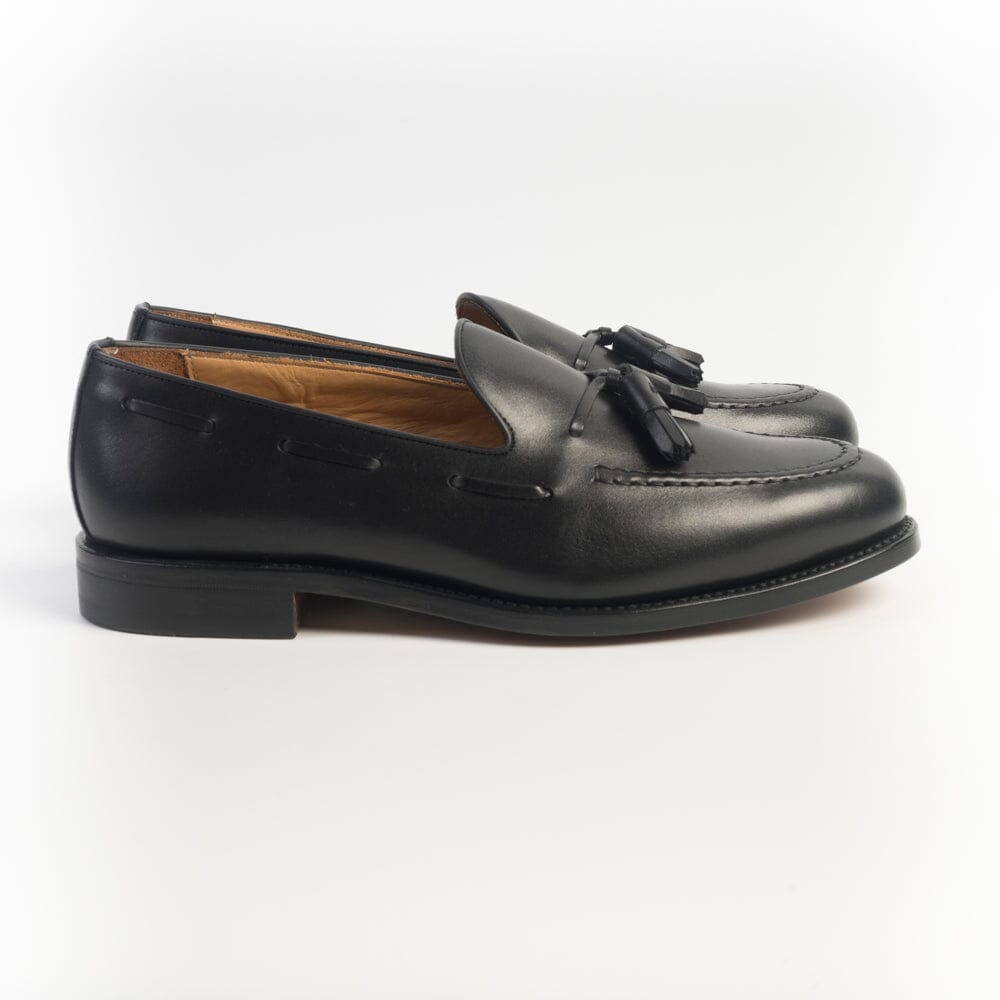 BERWICK 1707 - Mocassino Nappine - 5668 - Chateaubriand - Nero Cuoio Scarpe Uomo Berwick 1707