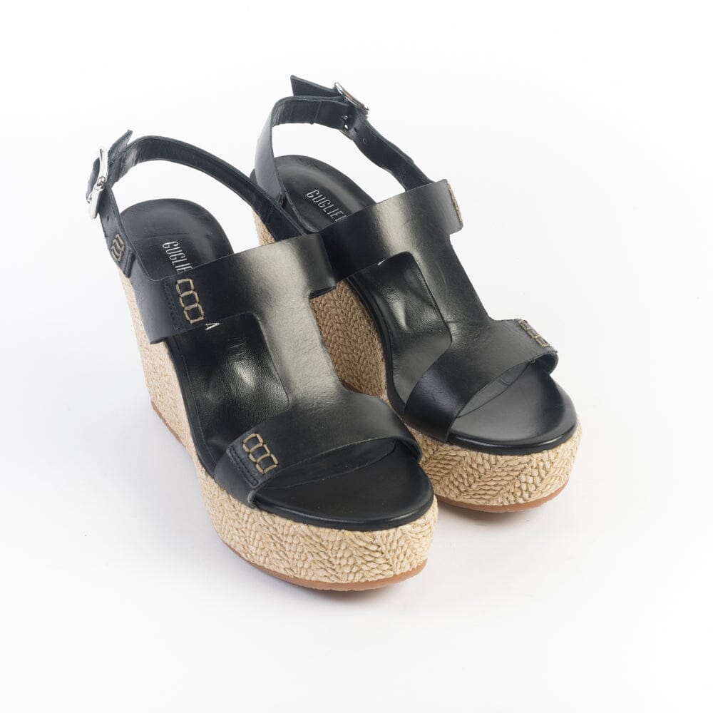 GUGLIELMO ROTTA - Sandali con Zeppa - Hastel nero Scarpe Donna GUGLIELMO ROTTA