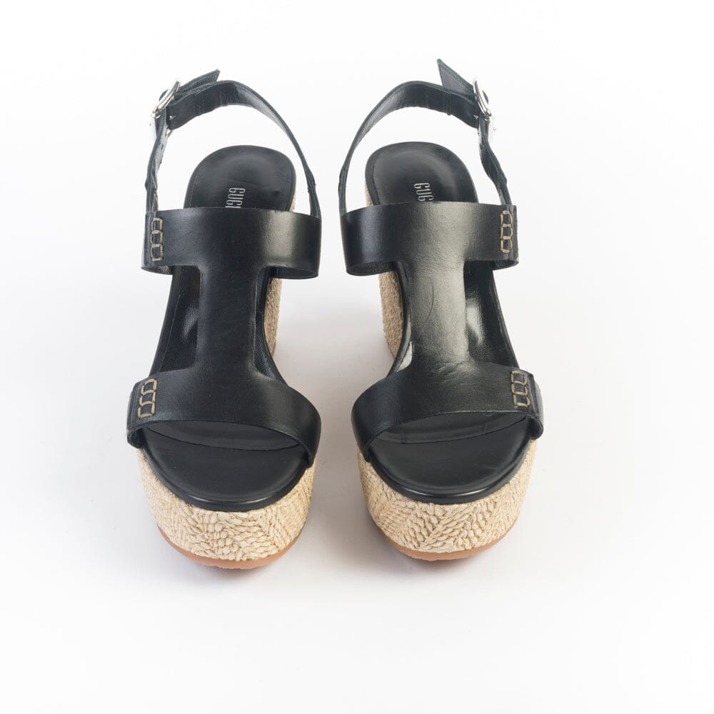 GUGLIELMO ROTTA - Sandali con Zeppa - Hastel nero Scarpe Donna GUGLIELMO ROTTA