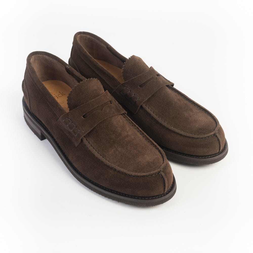 BERWICK 1707 - Mocassino - 5169 - Repello 173 - Testa di Moro Gomma Scarpe Uomo Berwick 1707