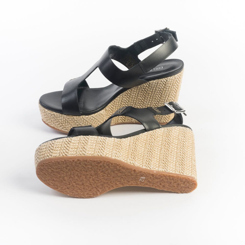 GUGLIELMO ROTTA - Sandali con Zeppa - Hastel nero Scarpe Donna GUGLIELMO ROTTA