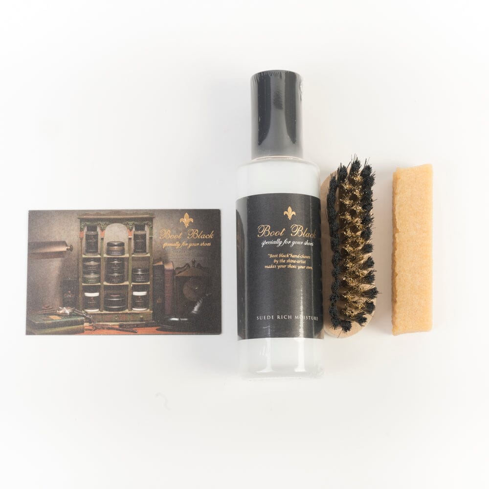 BOOT BLACK - Kit manutenzione camoscio - Yukiguni Set Accessori Uomo Boot Black