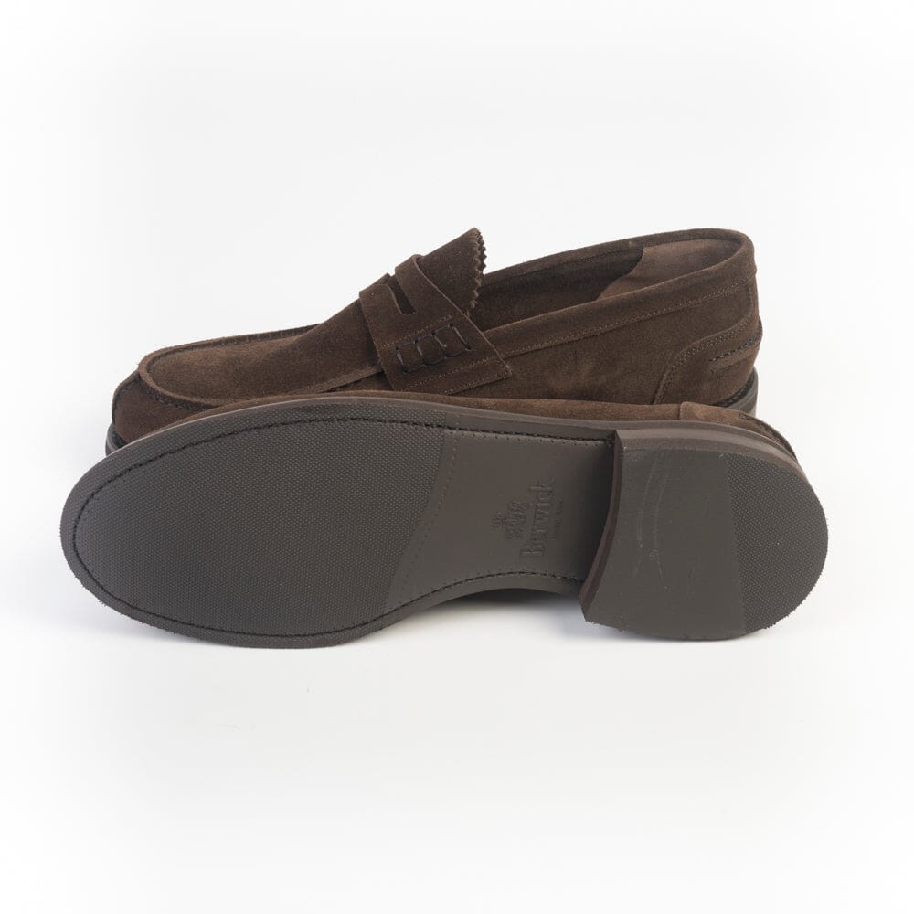 BERWICK 1707 - Mocassino - 5169 - Repello 173 - Testa di Moro Gomma Scarpe Uomo Berwick 1707
