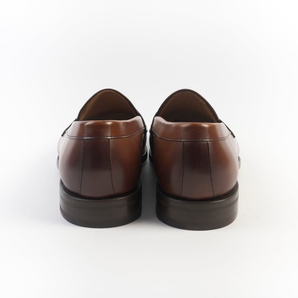 BERWICK 1707 - 9628 - Mocassino fondo Cuoio - Nomera Medio Marrone Scarpe Uomo Berwick 1707