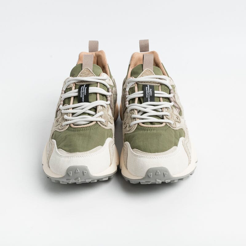 FLOWER MOUNTAIN - Sneakers Yamano 3- 1N48 Verde militare Scarpe Uomo FLOWER MOUNTAIN