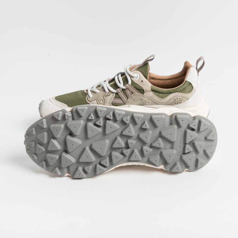 FLOWER MOUNTAIN - Sneakers Yamano 3- 1N48 Verde militare Scarpe Uomo FLOWER MOUNTAIN