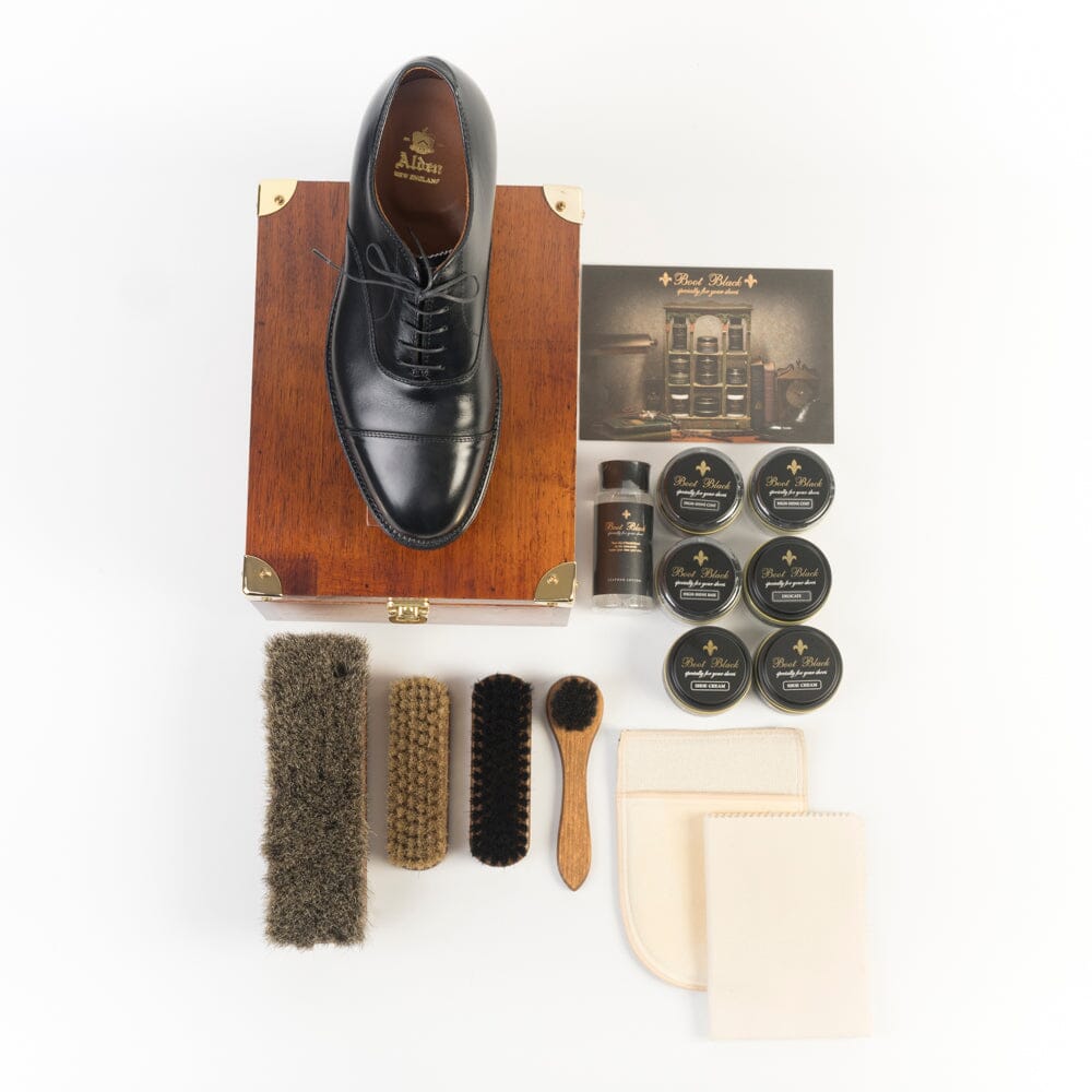 BOOT BLACK - Kit manutenzione pelle - Cosmopolitan Set Accessori Uomo Boot Black