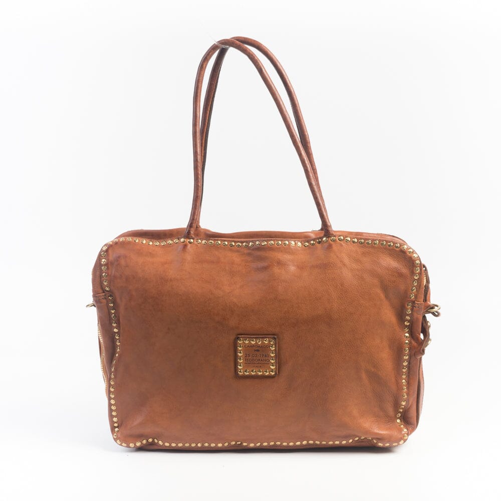 CAMPOMAGGI - Borsa a Tracolla - Simona - Cognac Borse Campomaggi