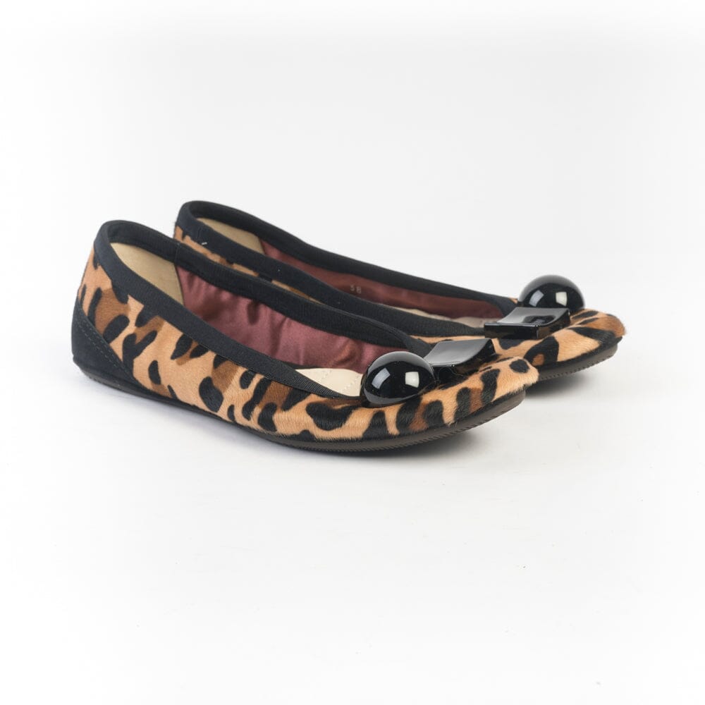 DOVE NUOTANO GLI SQUALI - Ballerina Becky - Pony Leopard Scarpe Donna DOVE NUOTANO GLI SQUALI