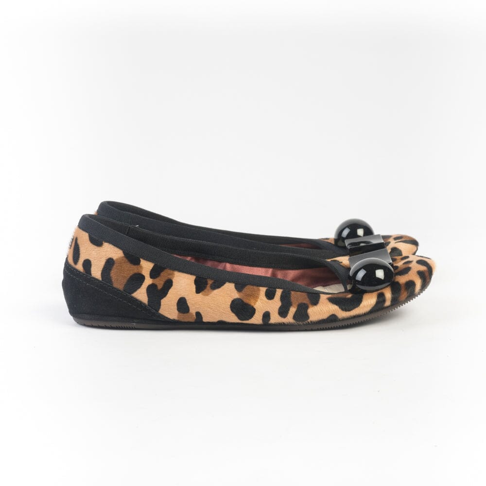 DOVE NUOTANO GLI SQUALI - Ballerina Becky - Pony Leopard Scarpe Donna DOVE NUOTANO GLI SQUALI