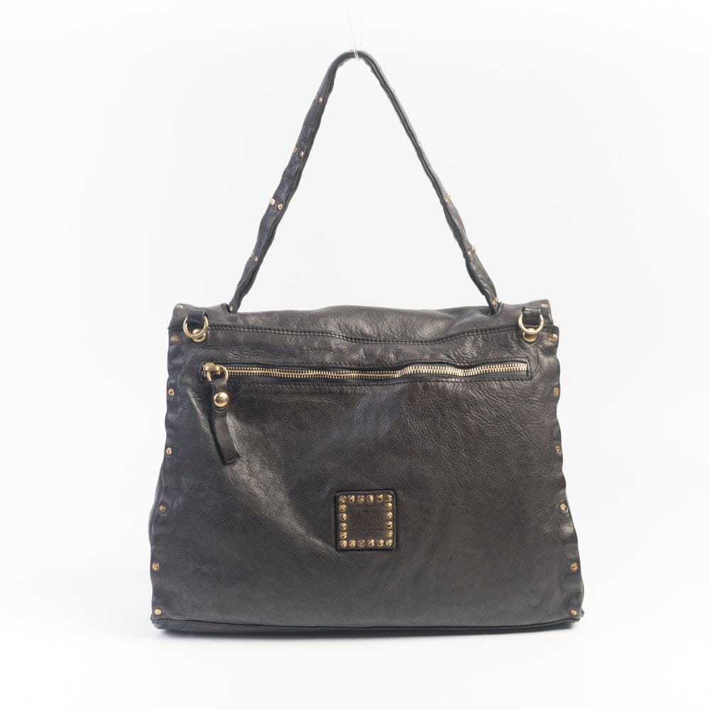 CAMPOMAGGI - Borsa a Tracolla - Zelda - Grigio Antracite Borse Campomaggi