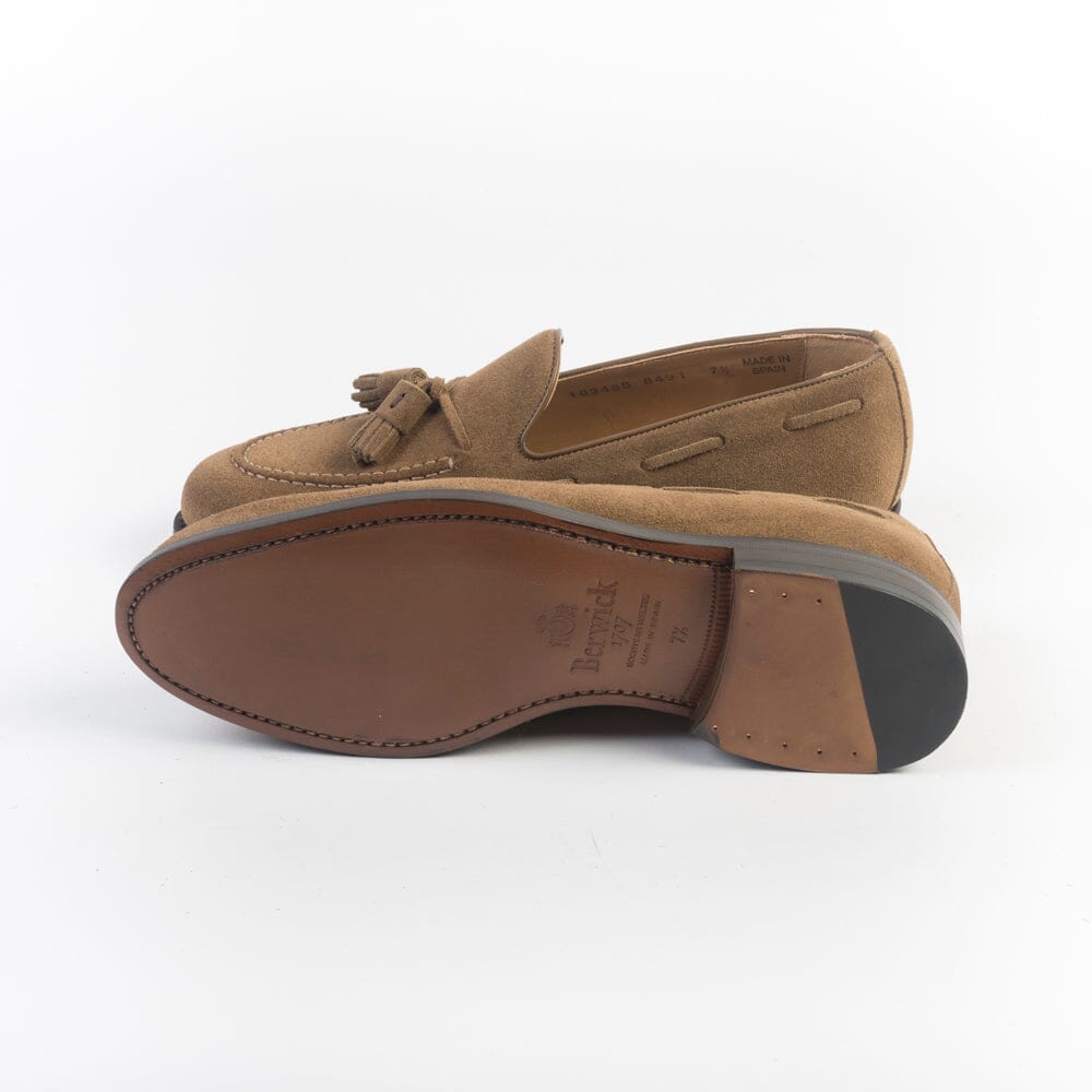 BERWICK 1707 - 8491 - Mocassino Nappine Fondo Cuoio - Camoscio Yankee Sandalo Scarpe Uomo Berwick 1707