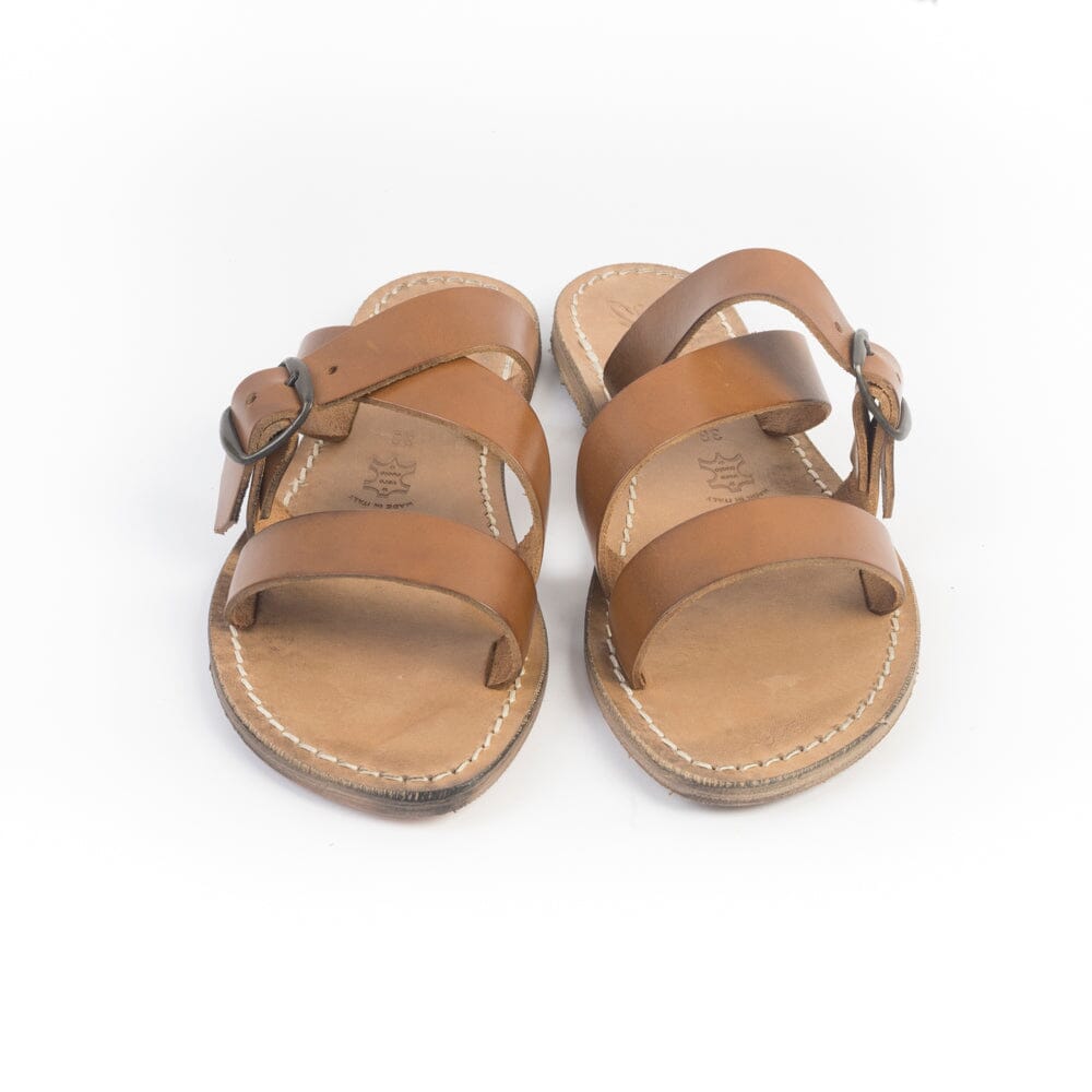 SACHET - Sandali bassi - Mules - 546 Y - Fibbia Cuoio Scarpe Donna SACHET - Calzature