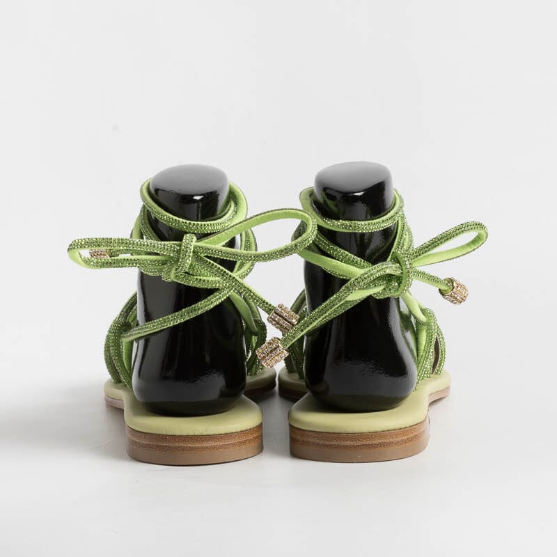 PAOLA FIORENZA - Sandali bassi- FD22 - Verde Scarpe Donna PAOLA FIORENZA