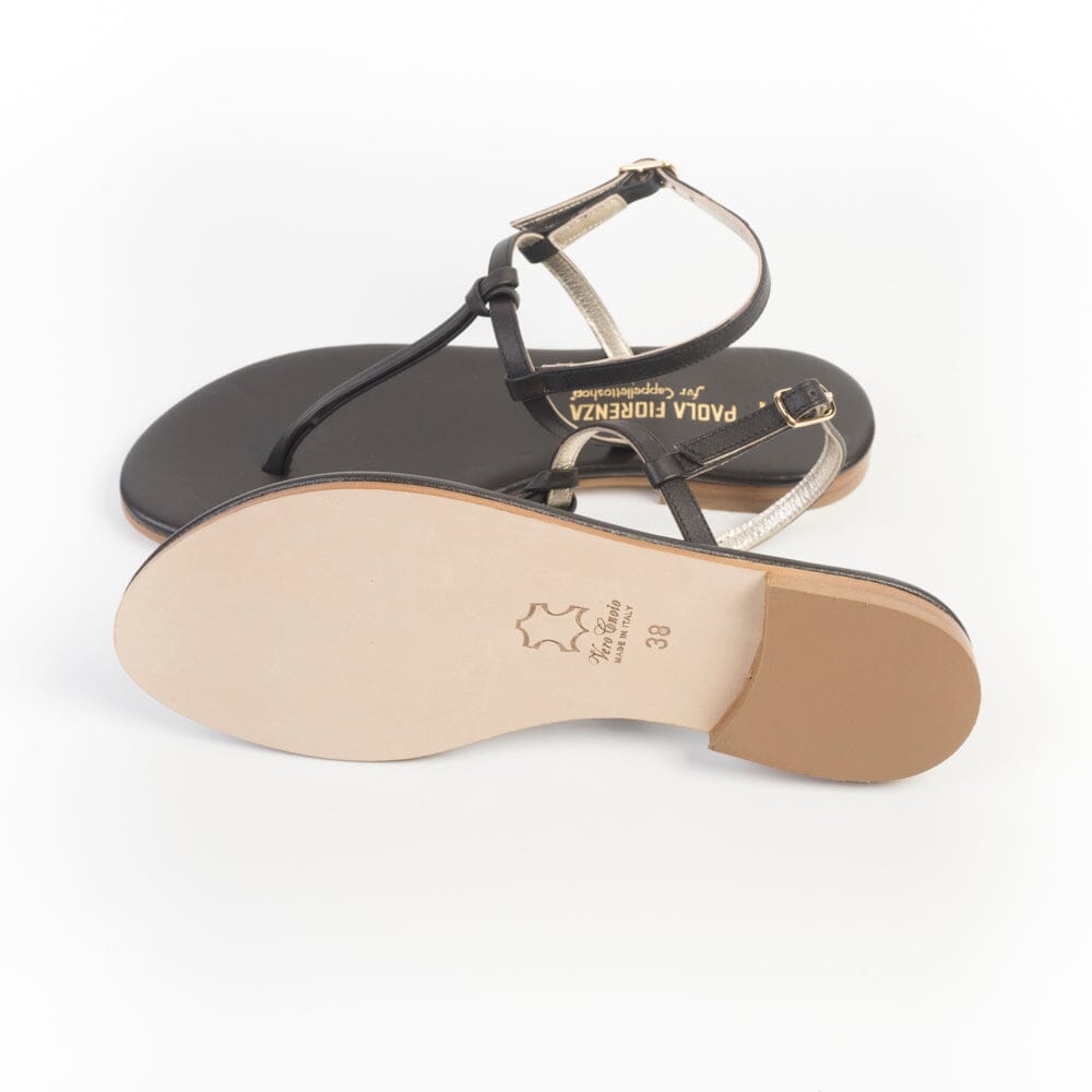 PAOLA FIORENZA - Sandali Bassi - Nodino - Testa di Moro Scarpe Donna PAOLA FIORENZA