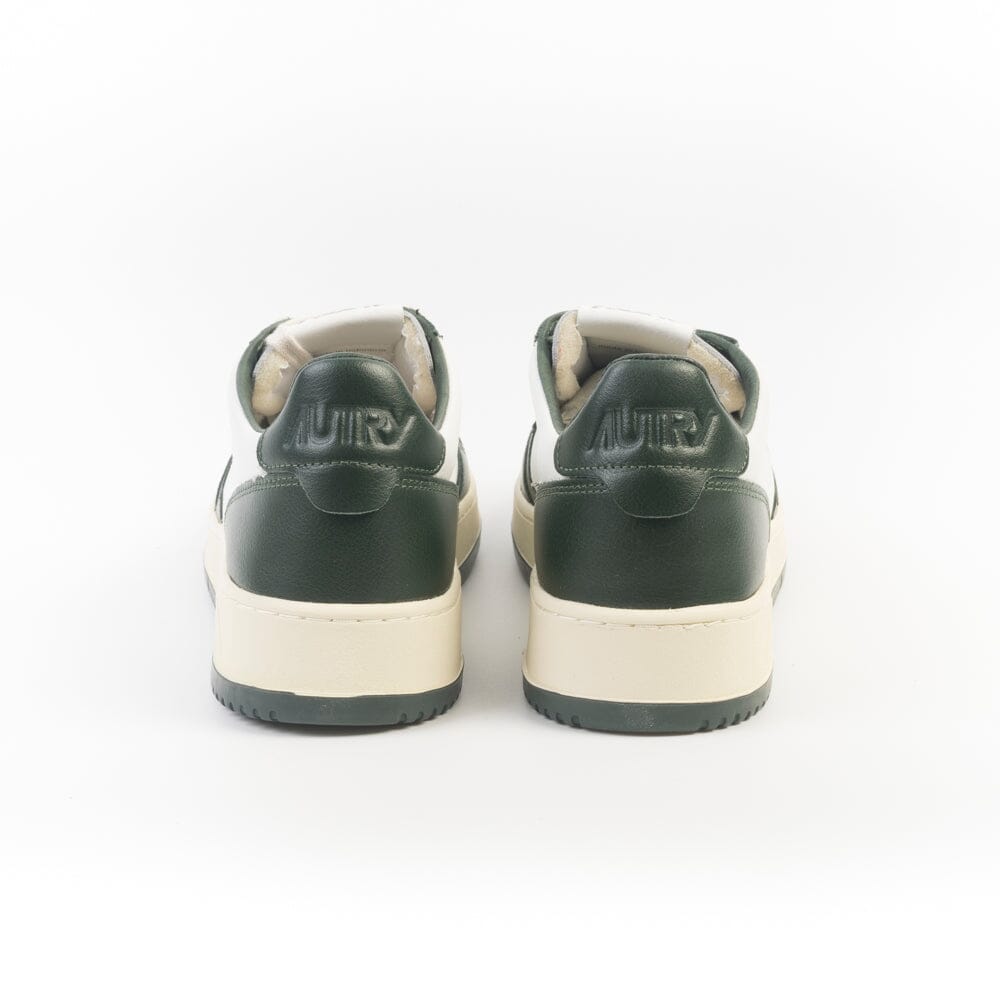 AUTRY Sneakers AULM WB49 - LOW MAN ALL LEAT - Bianco Mountain Verde Scarpe Uomo AUTRY - Collezione uomo
