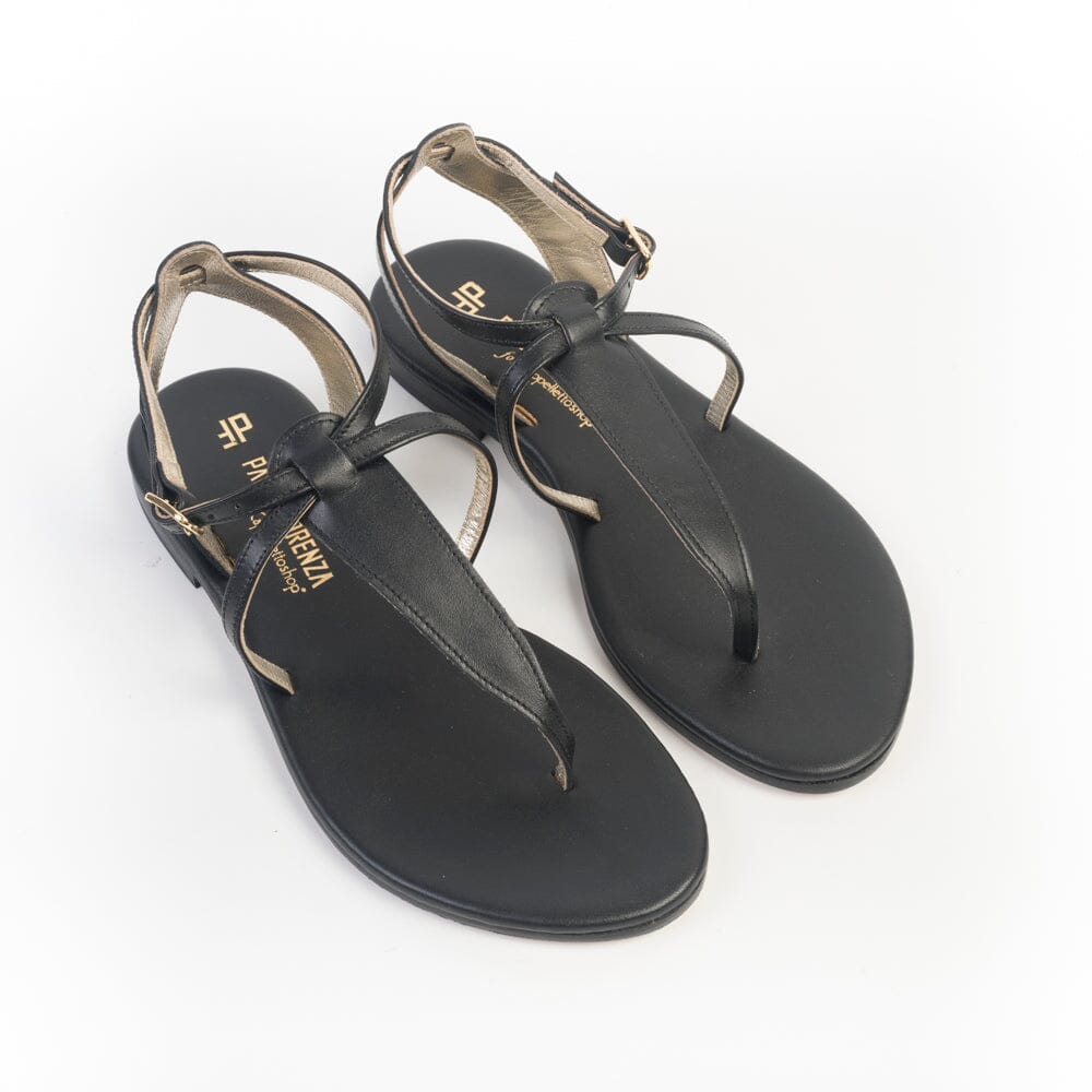 PAOLA FIORENZA - Sandali bassi - Infradito Triangolo - SS2505 - Nero Scarpe Donna PAOLA FIORENZA