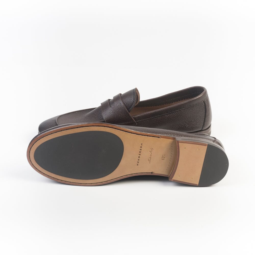 HENDERSON - Mocassino Capri - Cervo Moro Vacchetta Scarpe Uomo HENDERSON