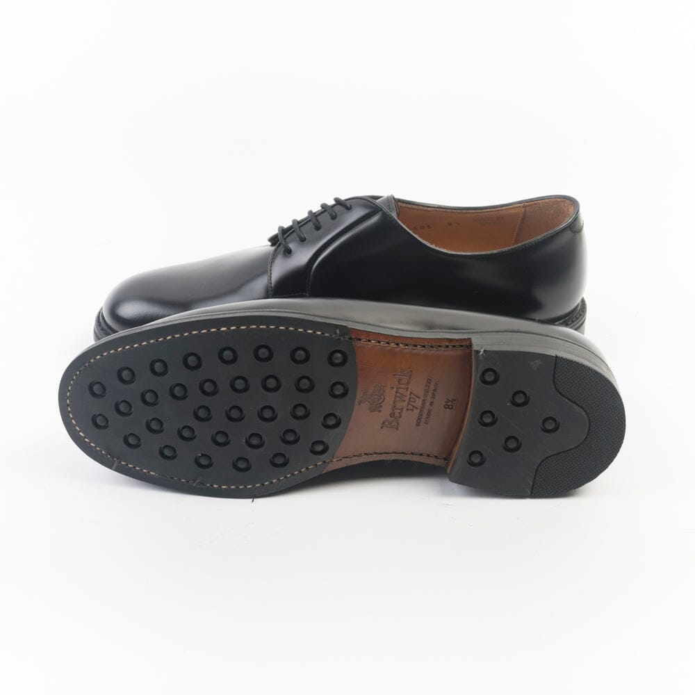 BERWICK 1707 - 4406 - Derby - Nero Cuoio e Gomma Scarpe Uomo Berwick 1707