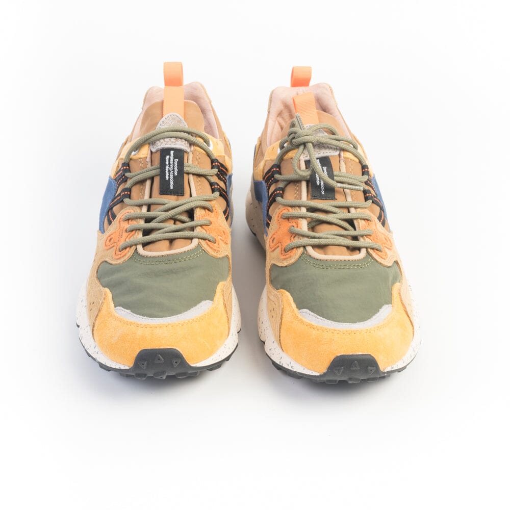 FLOWER MOUNTAIN - Sneakers Yamano 3 - 1G50 - Giallo Cachi Beige Scarpe Uomo FLOWER MOUNTAIN