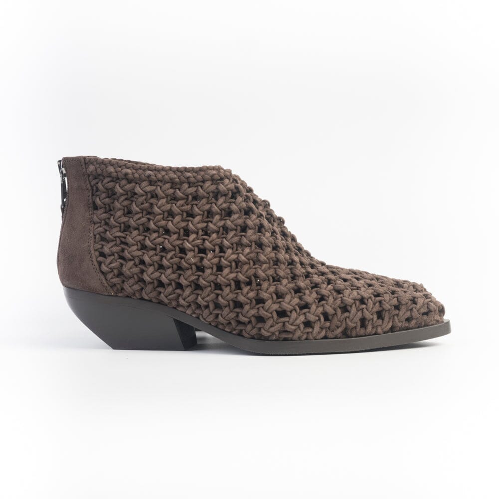 ELENA IACHI - Stivaletto Texano E4238C - Shila Moro Intrecciato Scarpe Donna Elena Iachi