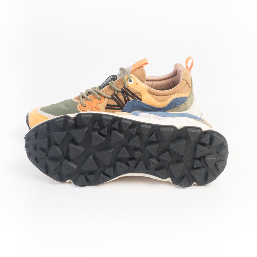 FLOWER MOUNTAIN - Sneakers Yamano 3 - 1G50 - Giallo Cachi Beige Scarpe Uomo FLOWER MOUNTAIN