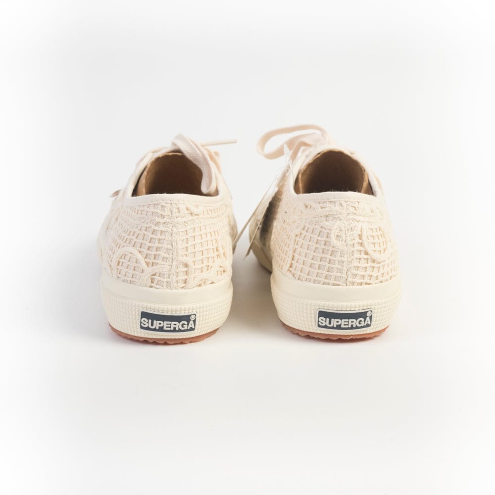 SUPERGA - Sneakers - 2750 - Crochet Flower Beige Scarpe Donna SUPERGA - Collezione Donna
