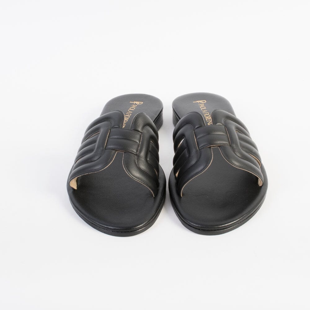 PAOLA FIORENZA - Sandali Bassi - Mules - SS2456 - Nero Scarpe Donna PAOLA FIORENZA