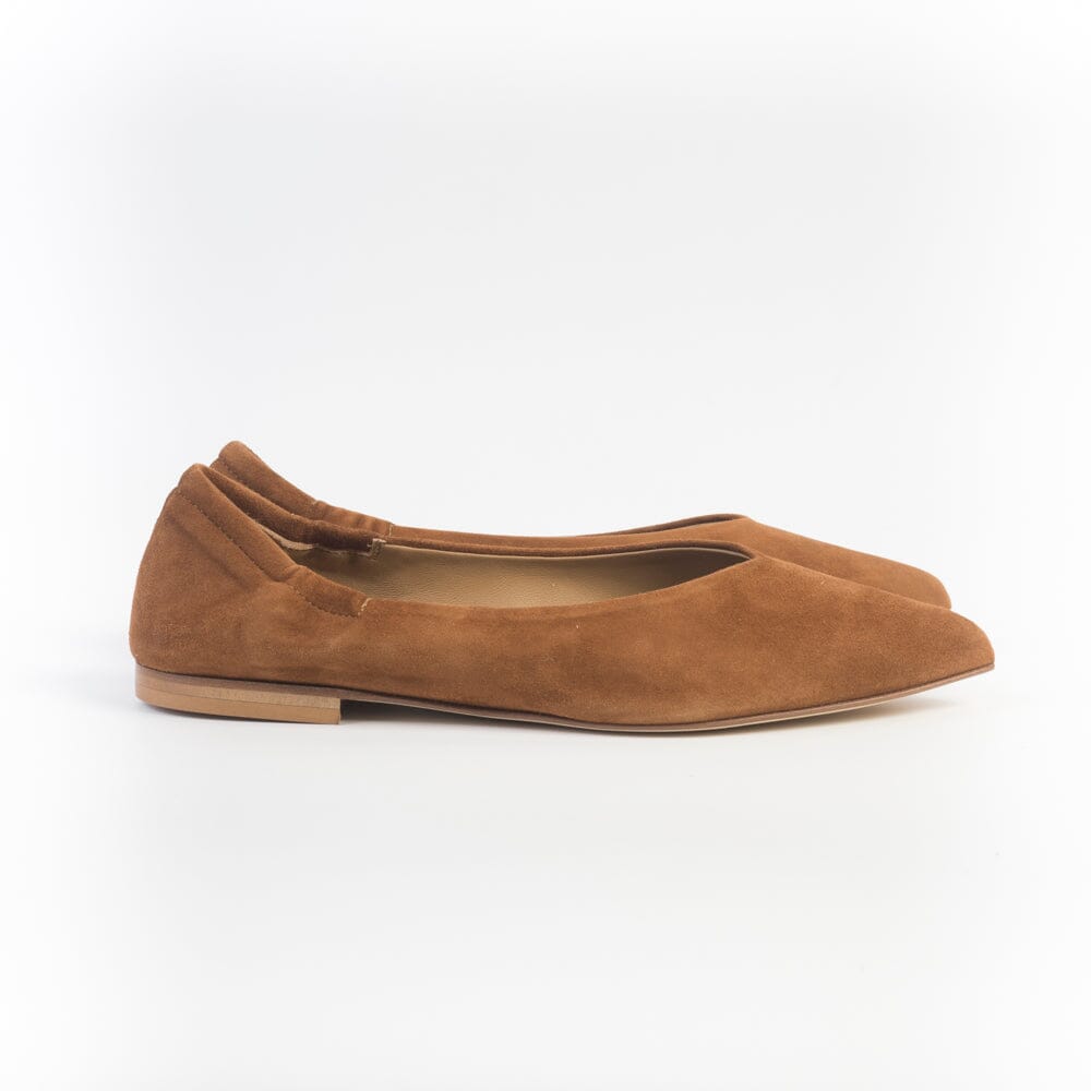ANNA F - Ballerina - 1403 - Camoscio Bruciato Scarpe Donna Anna F.