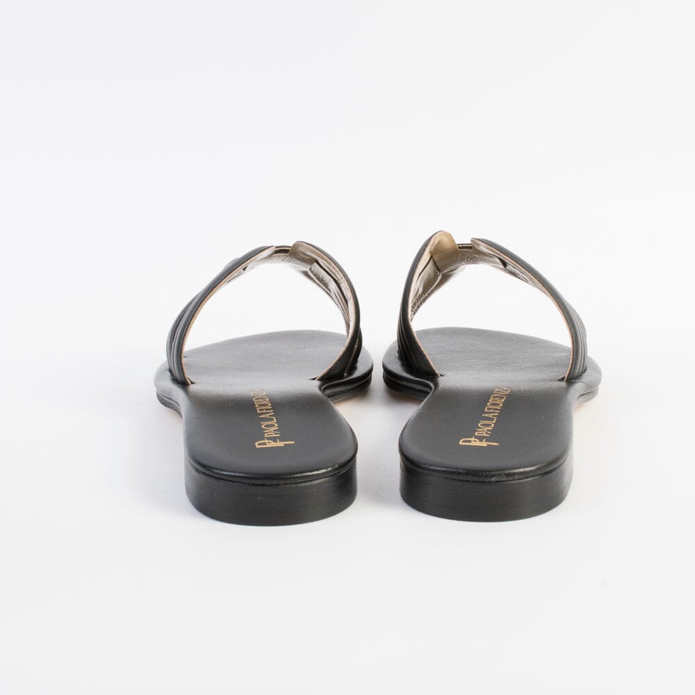 PAOLA FIORENZA - Sandali Bassi - Mules - SS2456 - Nero Scarpe Donna PAOLA FIORENZA